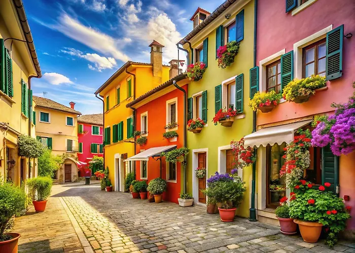 Modern Flat With Balcony In A In Apartamento